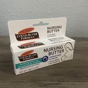 NIB Palmer's Cocoa Butter Nursing Butter Breastfeeding Cracked Nipples 30 g
